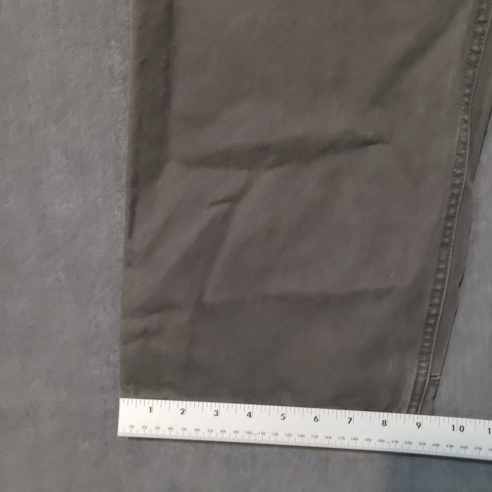 Eddie Bauer Pants Mens Size‎ 36x30 Gray Canvas Utility Work Pockets